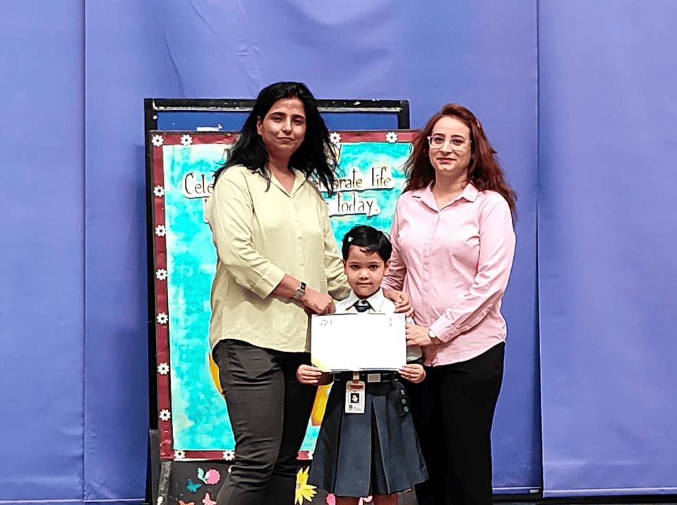 First runners-up trophy ? CBSE school West Delhi